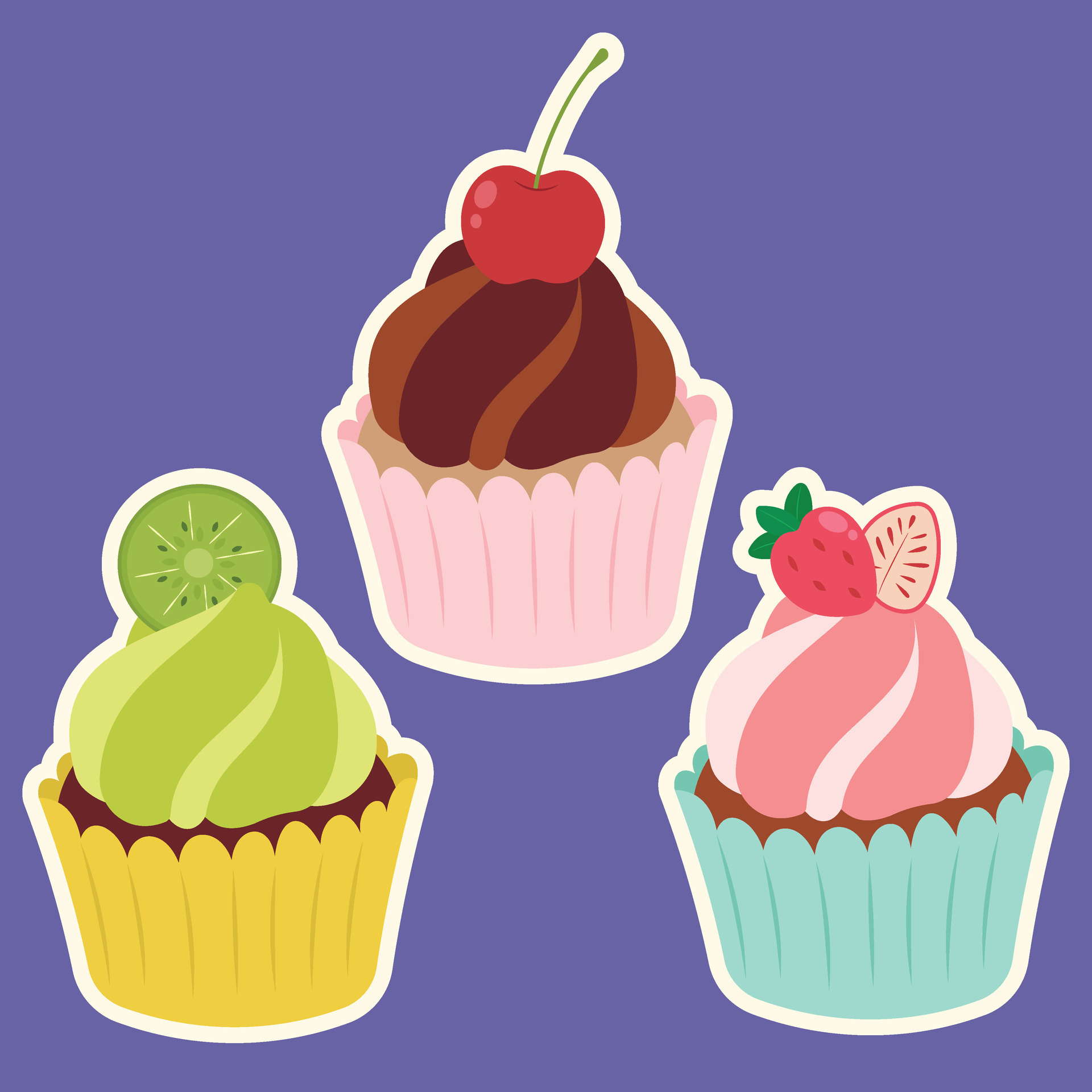 Cute Cupcake Designs Decoration Fruit 35754067 Vector Art At Vecteezy sweet-cupcake-for-android-download