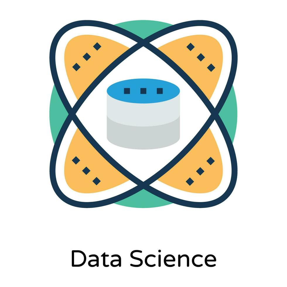 Trendy Data Science vector