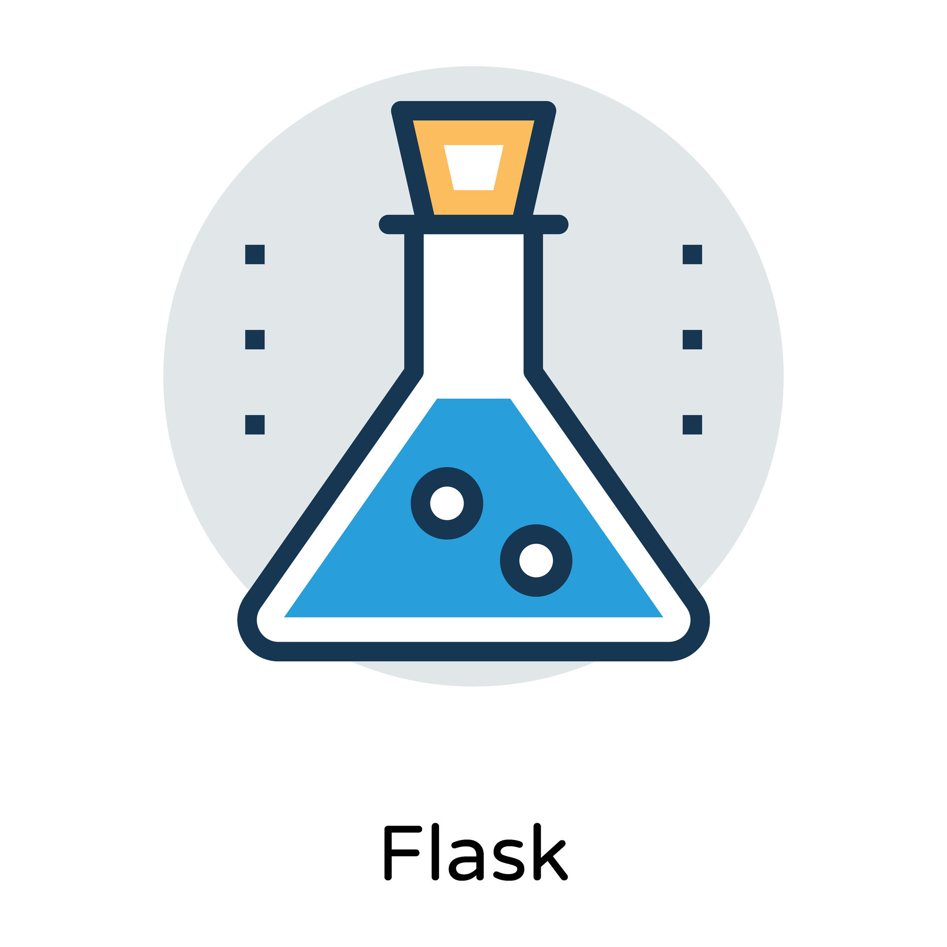 Trendy Conical Flask 35754665 Vector Art at Vecteezy