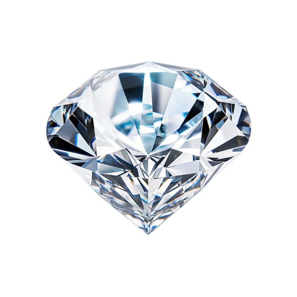 AI generated diamond isolated on transparent background.png 35754796 PNG