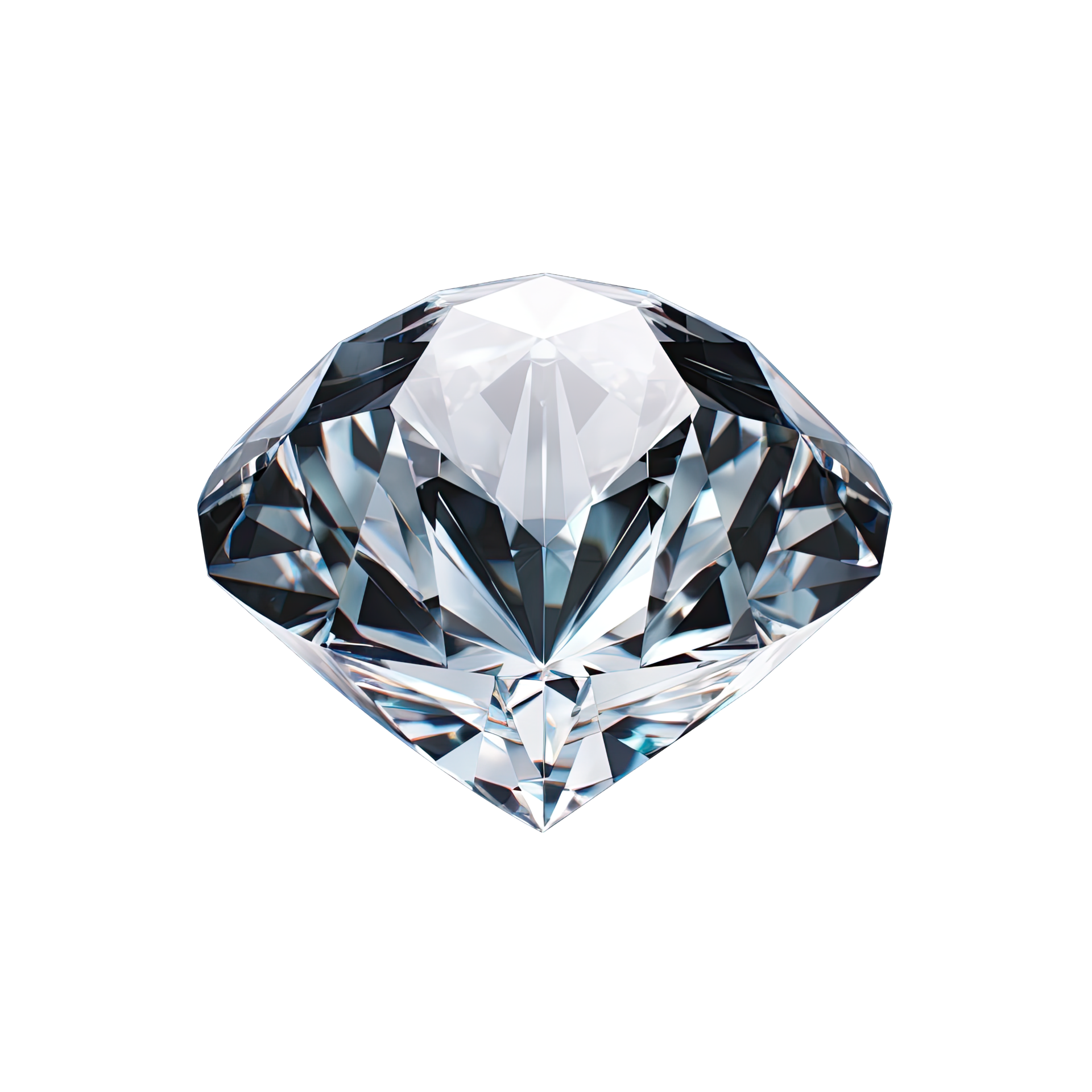 AI generated diamond isolated on transparent background.png 35754802 PNG