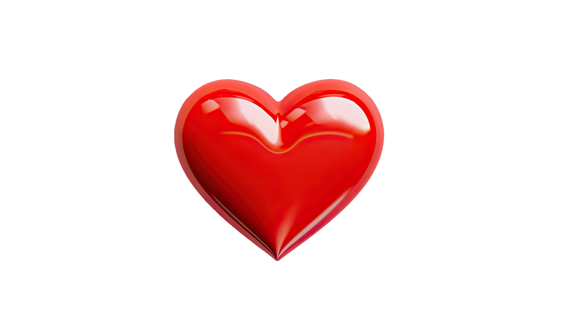 AI Generated Big Red Heart Isolated On Transparent Background ai-generated-big-red-heart-isolated-on-transparent-background