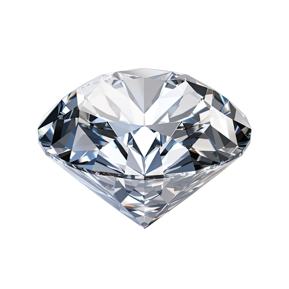 AI generated diamond isolated on transparent background.png 35754812 PNG