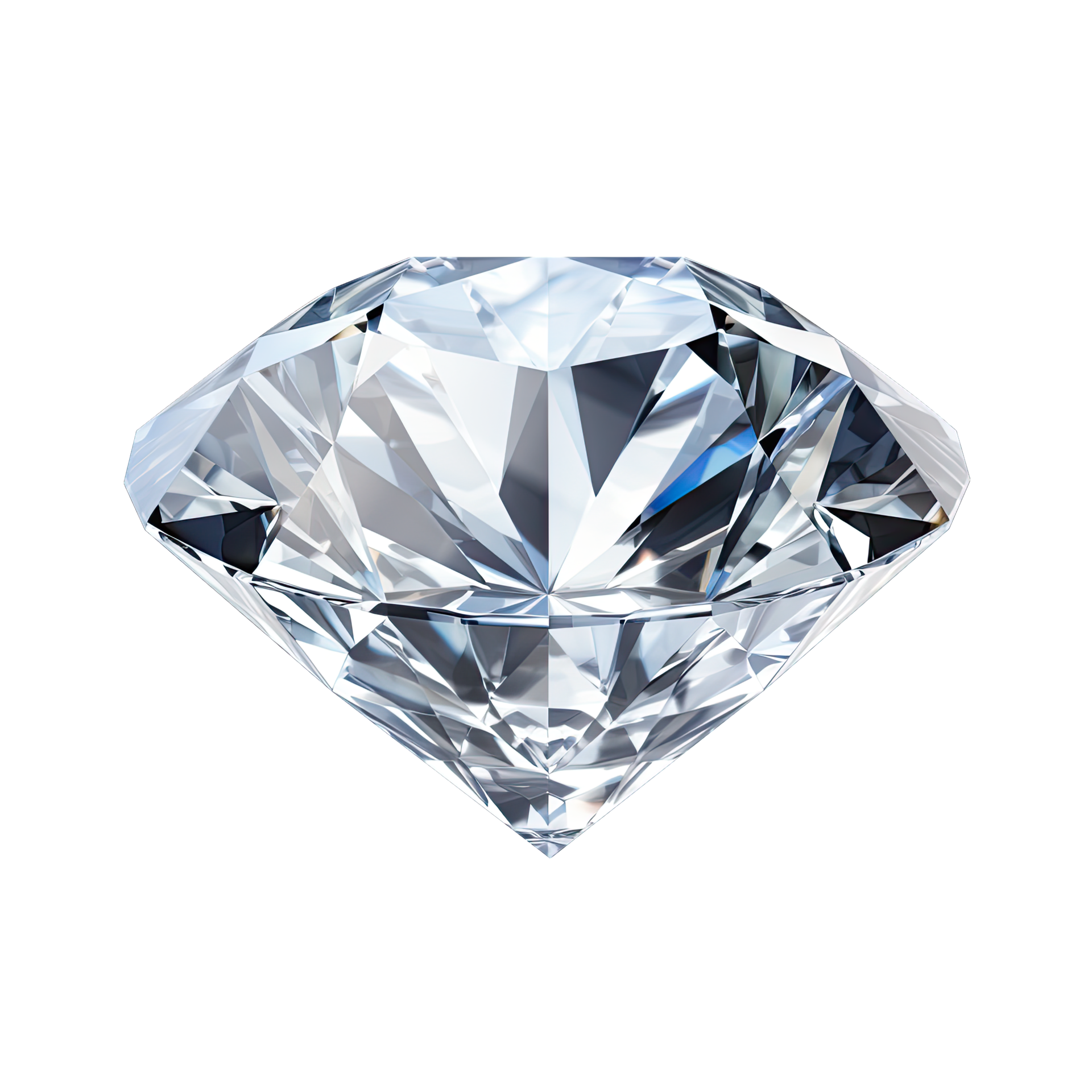 AI generated diamond isolated on transparent background.png 35754815 PNG