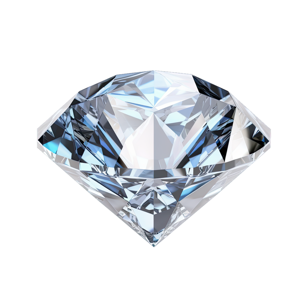 AI generated diamond isolated on transparent background.png png