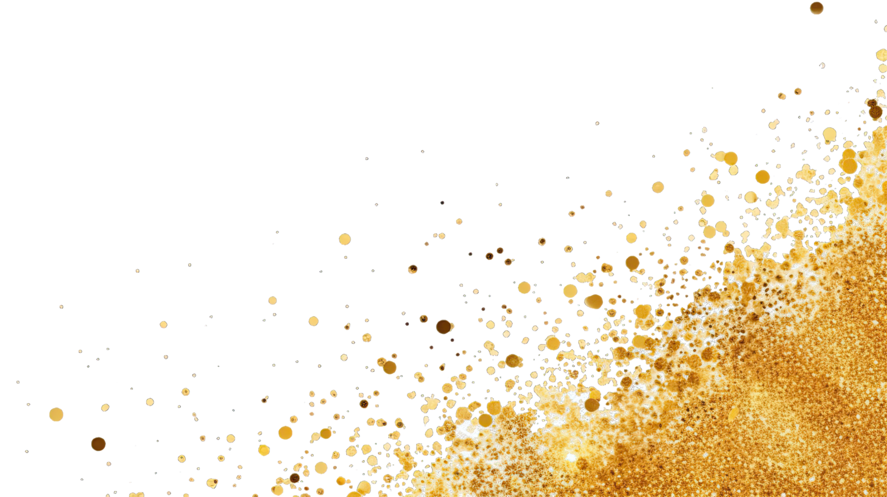 AI generated Gold Glitter Texture transparent  Background. png