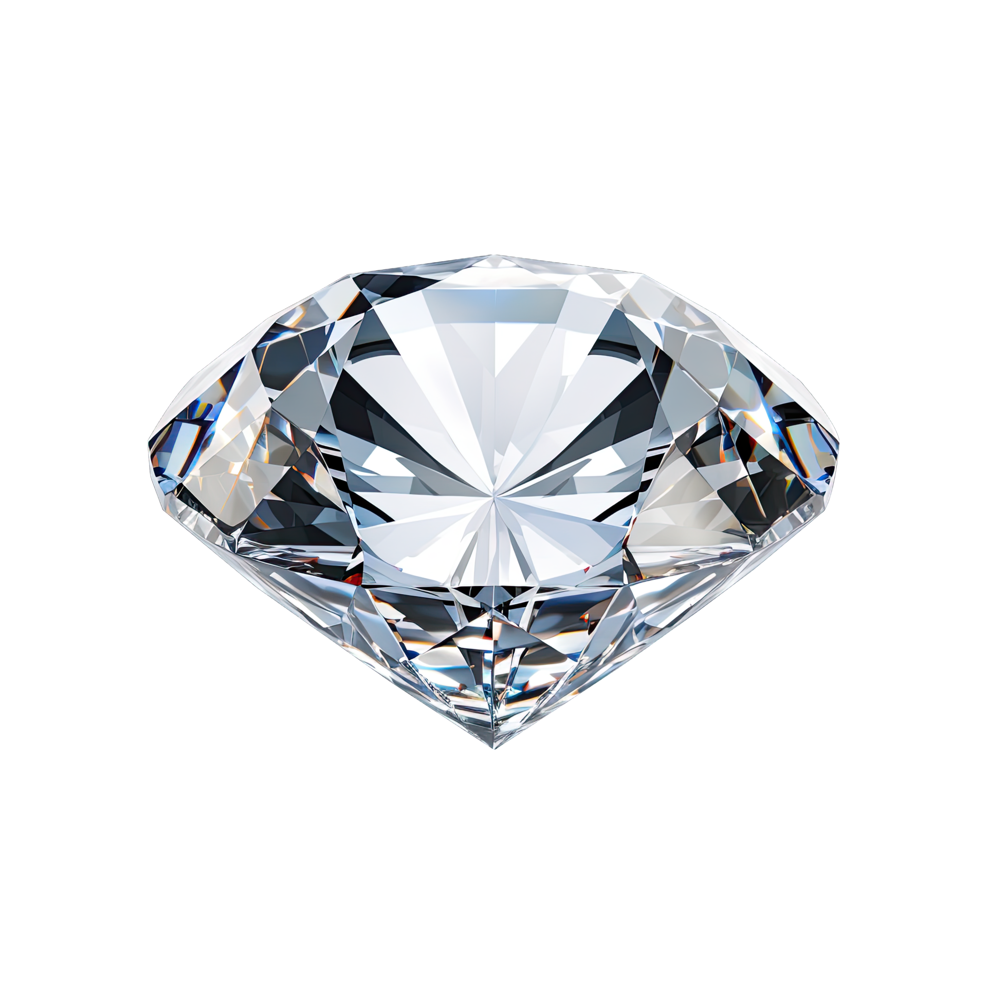 AI generated diamond isolated on transparent background.png 35756148 PNG
