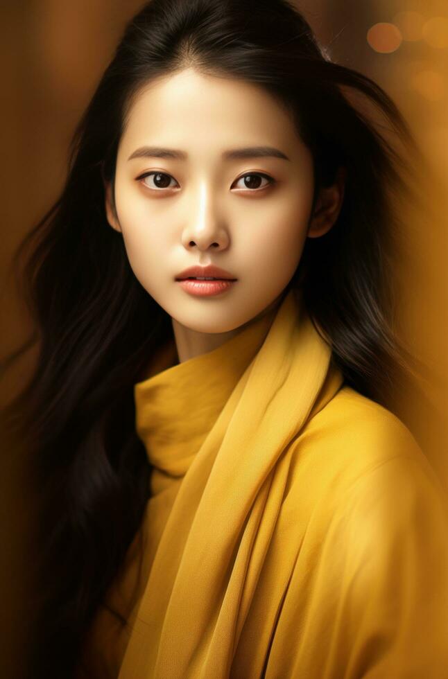 AI generated beautiful chinese actress photo