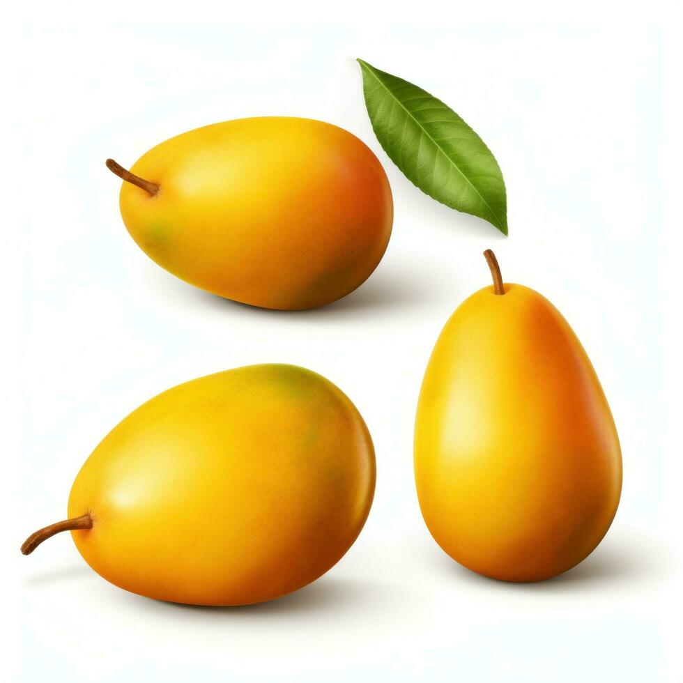 AI generated Mango Mangoes fruit isolated photo