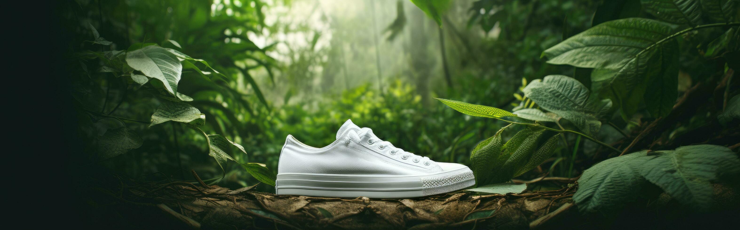 AI generated shoes the ultimate jungle experience photo