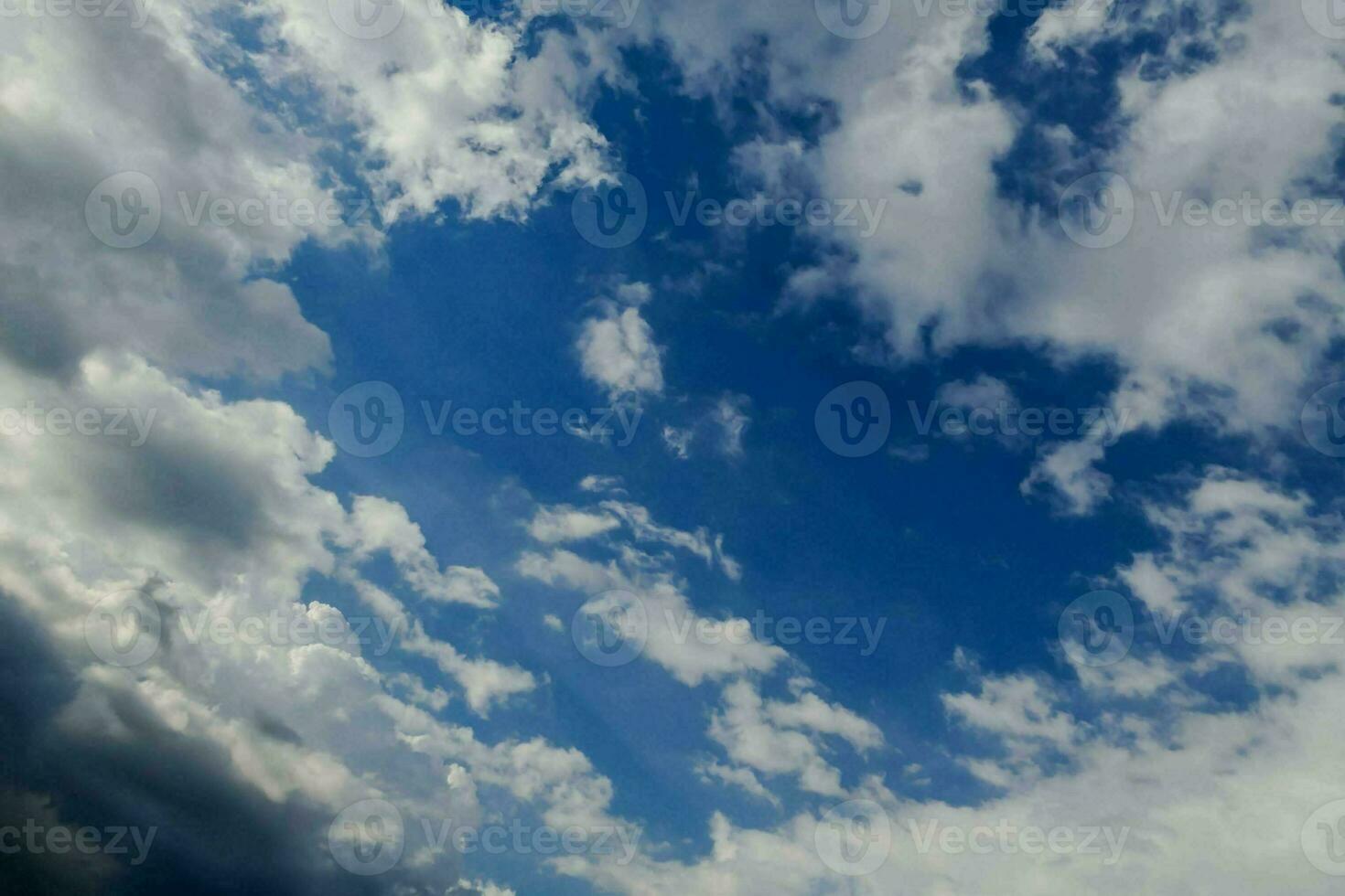a view of the sky with clouds photo
