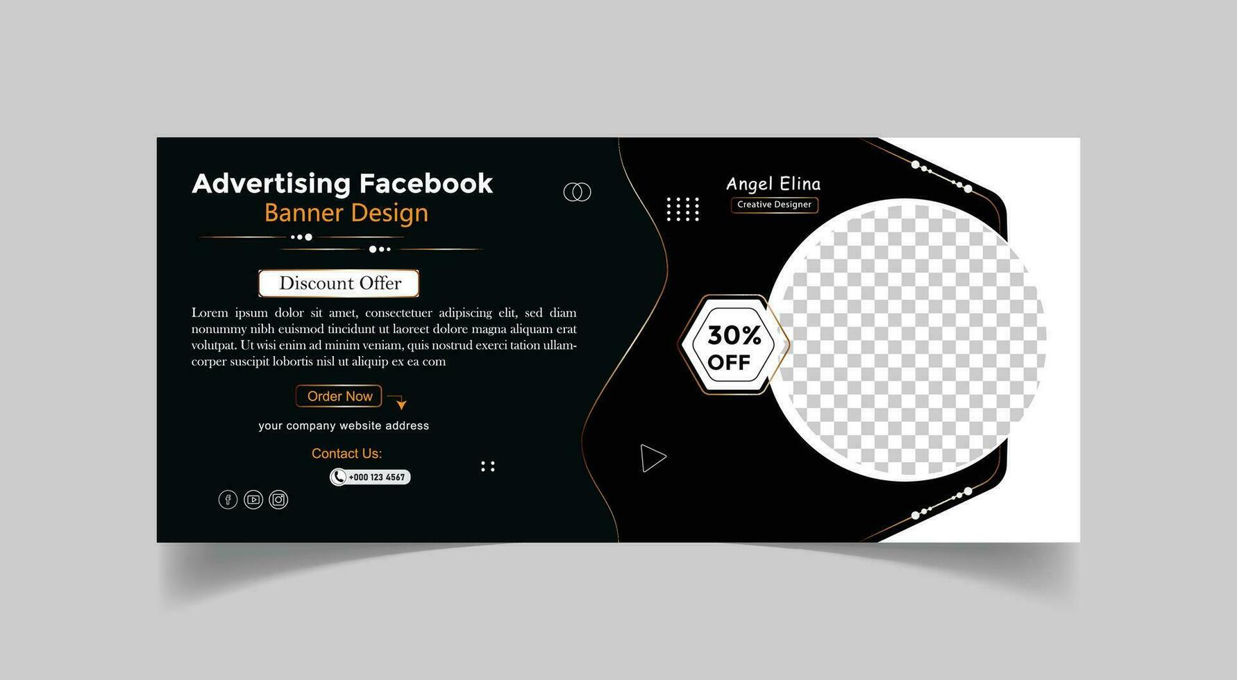 Vector professional Facebook Cover Photo Design