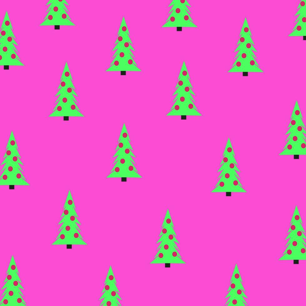 Christmas tree pattern vector