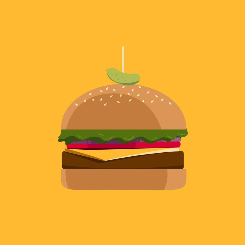 hamburguesa icono vector