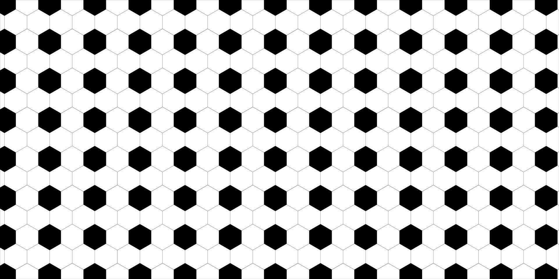 football background made of black and white hexagons vector