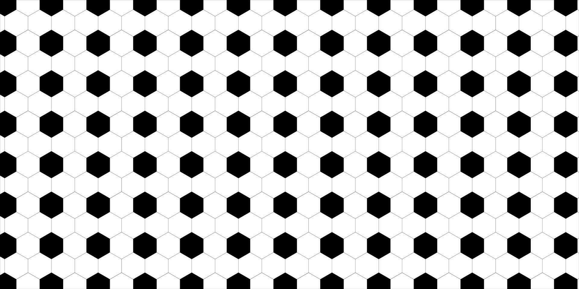 football background made of black and white hexagons vector