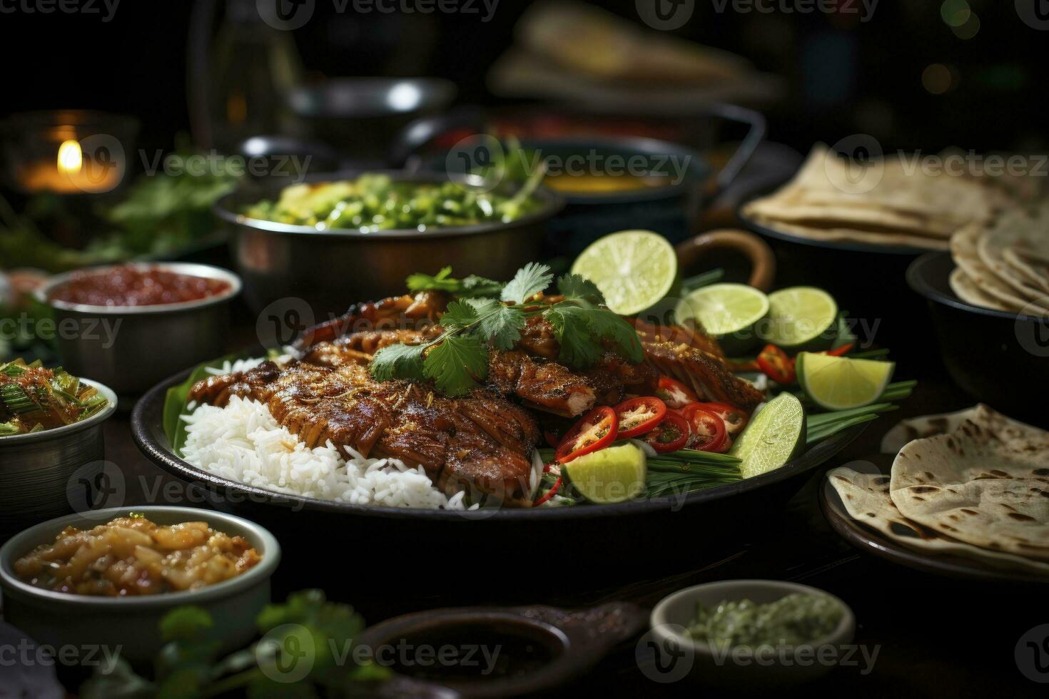 AI generated Thai food based on vegetables. generative ai 35761094 ... Biology Diagrams