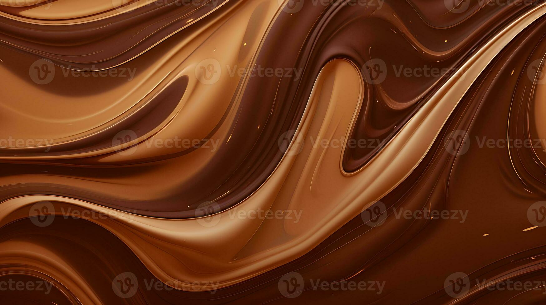 AI generated Chocolate swirl background. Abstract chocolate texture photo