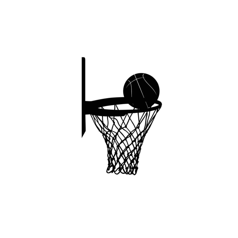 íconos para baloncesto ese son departamento. deportivo íconos en blanco y negro. pelotas de baloncesto en vector forma.