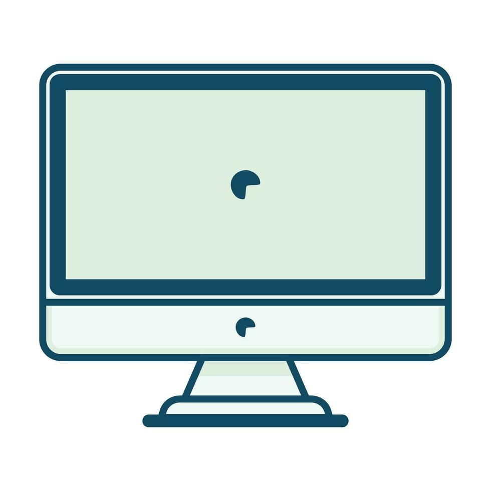 Vector design with computer monitor concept
