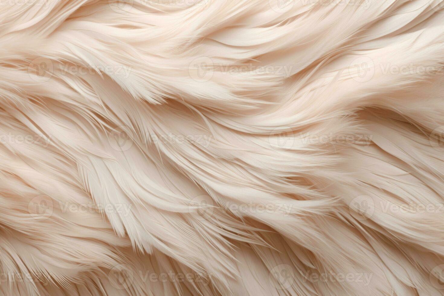 AI generated abstract fur background, concept color of the year 2024 Peach Fuzz. AI Generated photo