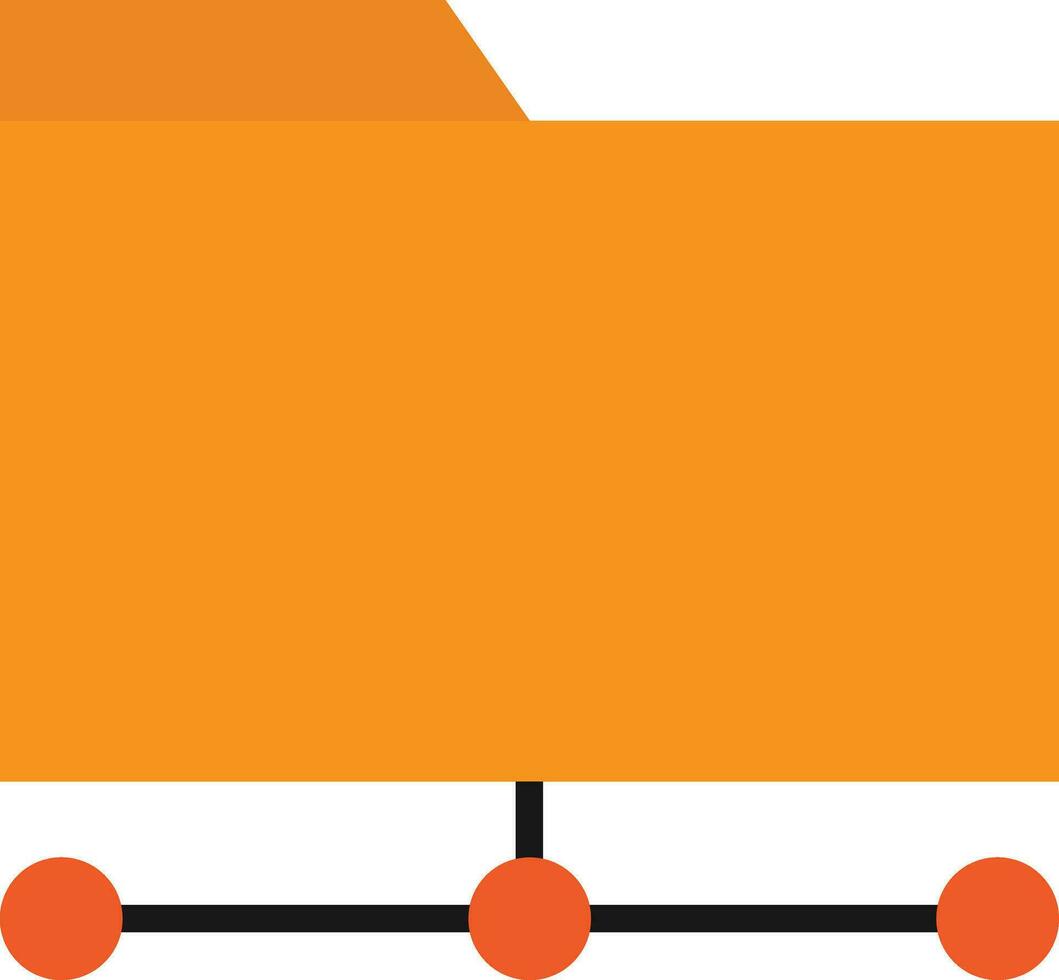 Folder Server Data vector