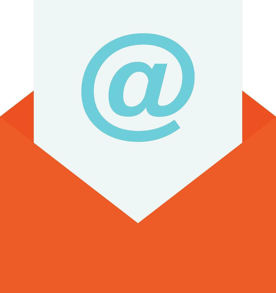 correo electrónico mensaje letra vector
