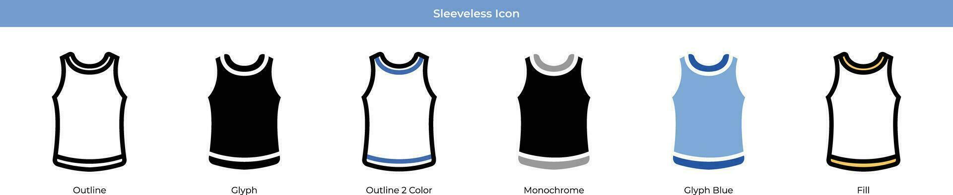 Sleeveless Vector Icon