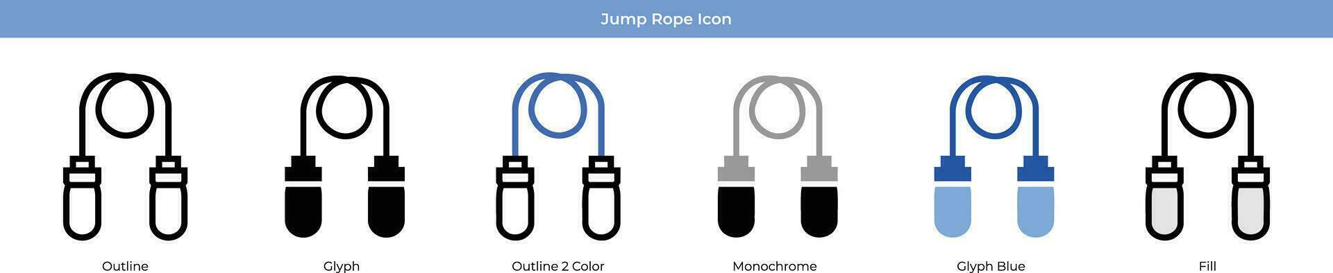 Jump Rope Vector Icon