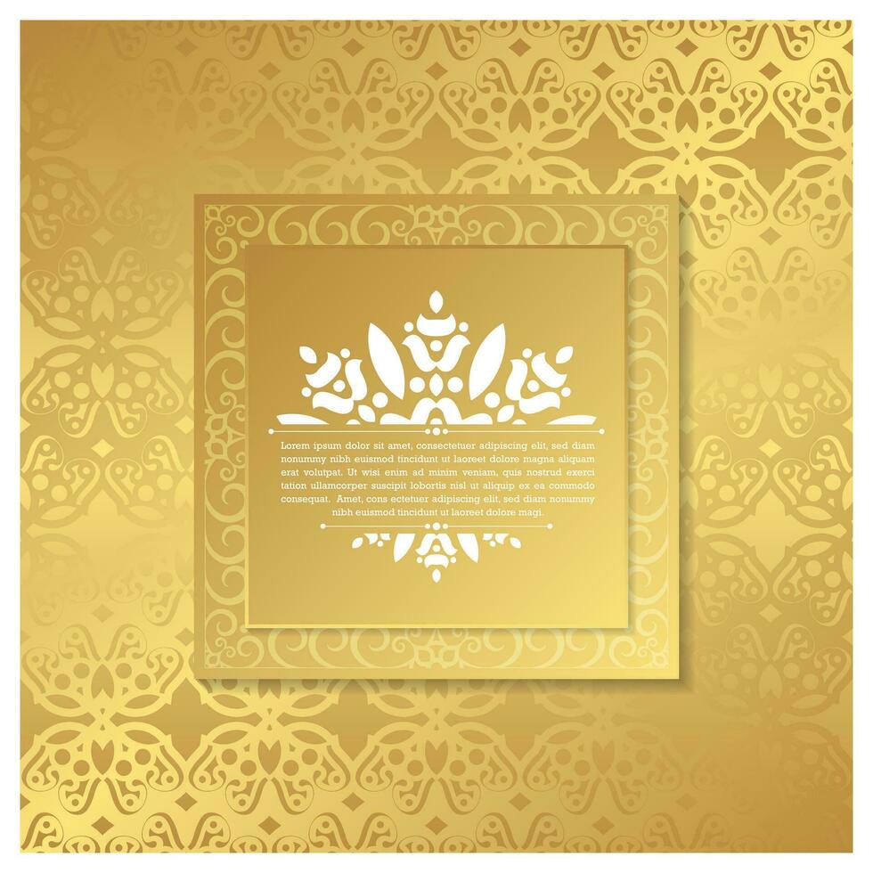Luxury white calligraphy ornament frame line design vector