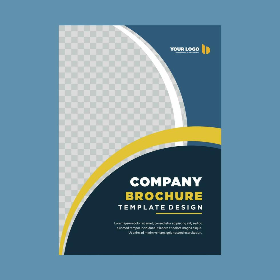 cover company profile or brochure template layout design vector