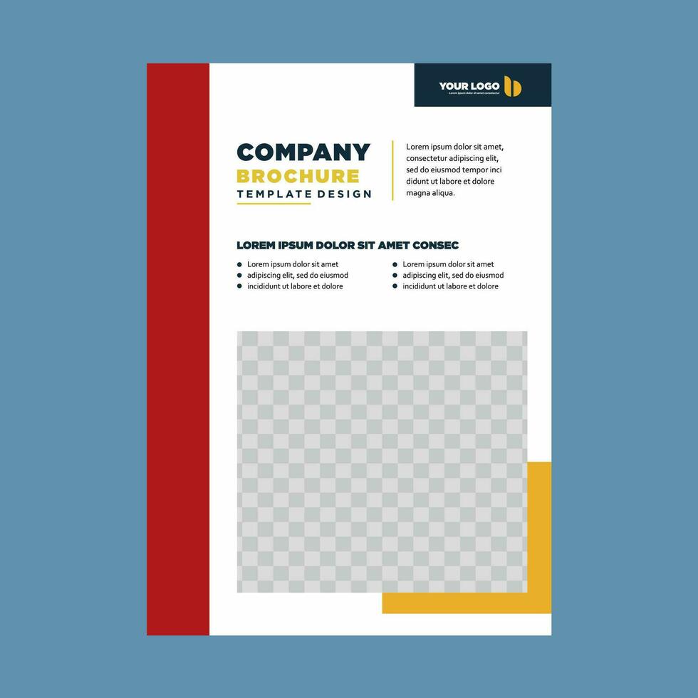 cubrir empresa perfil o folleto modelo diseño diseño vector