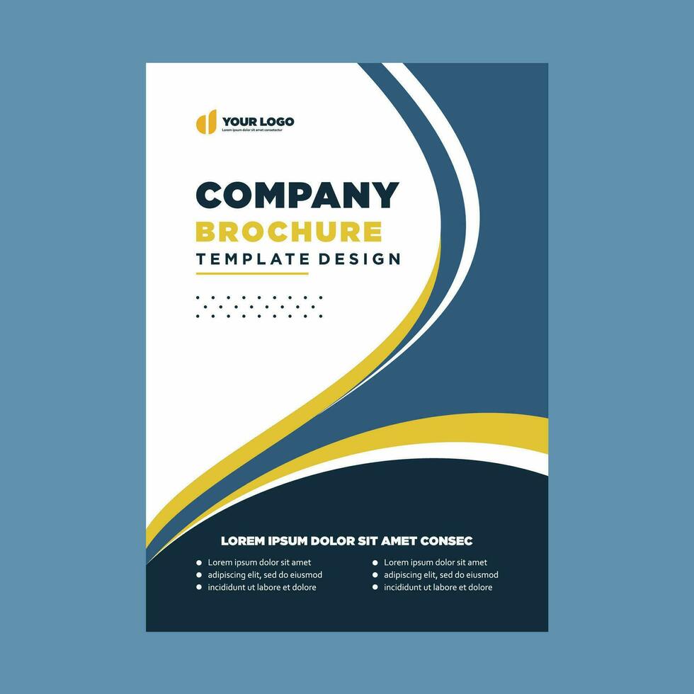 cover company profile or brochure template layout design vector