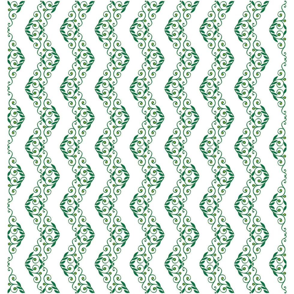 Abstract background with repeating floral ornament pattern vector