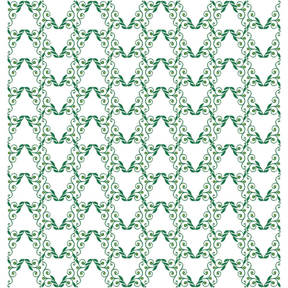Abstract background with repeating floral ornament pattern vector