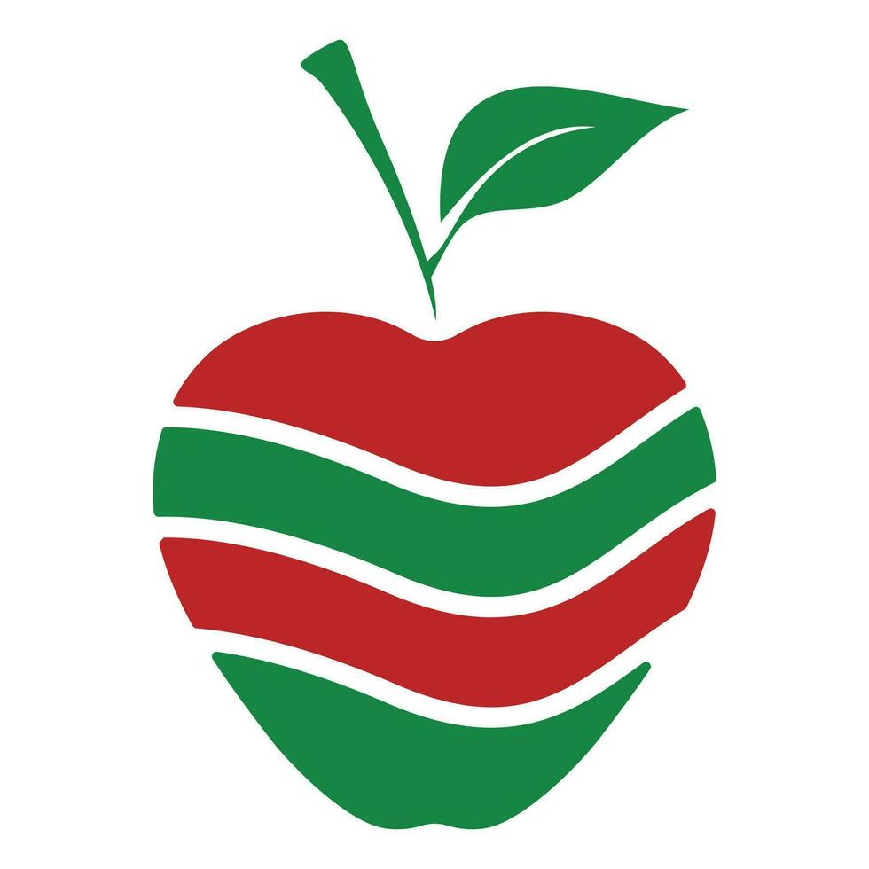 manzana logo diseño concepto vector