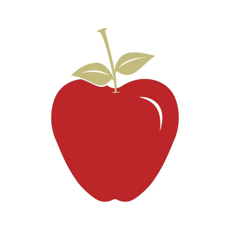 diseño de ilustración de vector de manzana