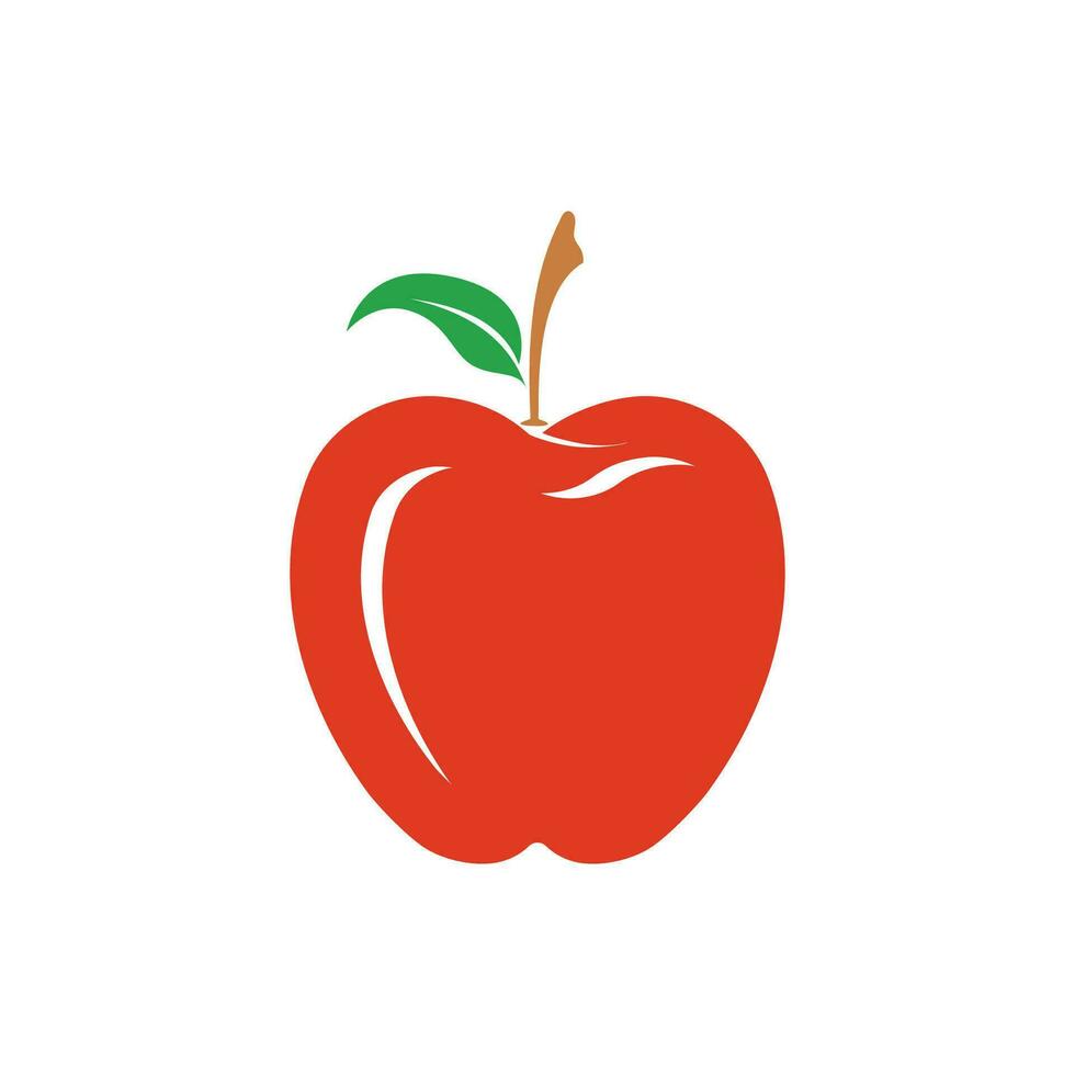 diseño de ilustración de vector de manzana