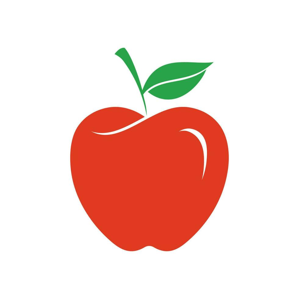 diseño de ilustración de vector de manzana