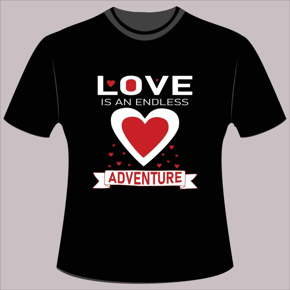 sanvalentin t camisa diseño vector