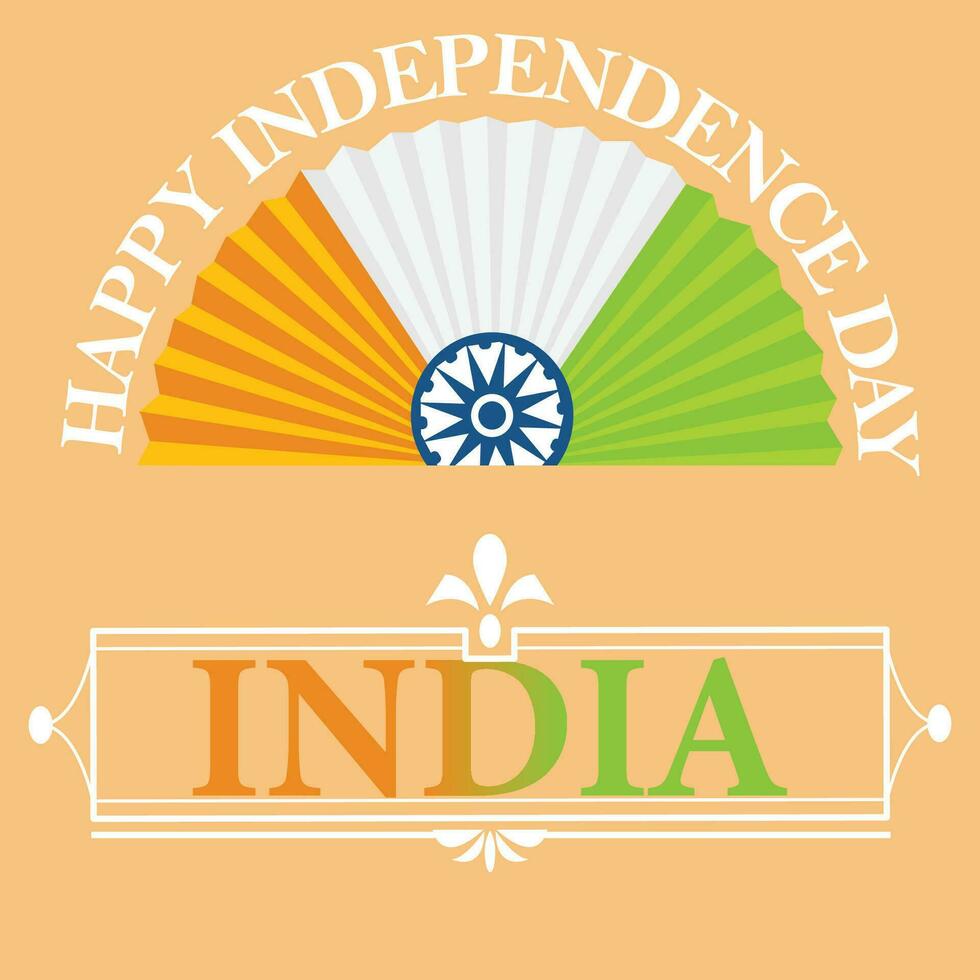77 year Happy independence day India Vector Template Design Illustration design