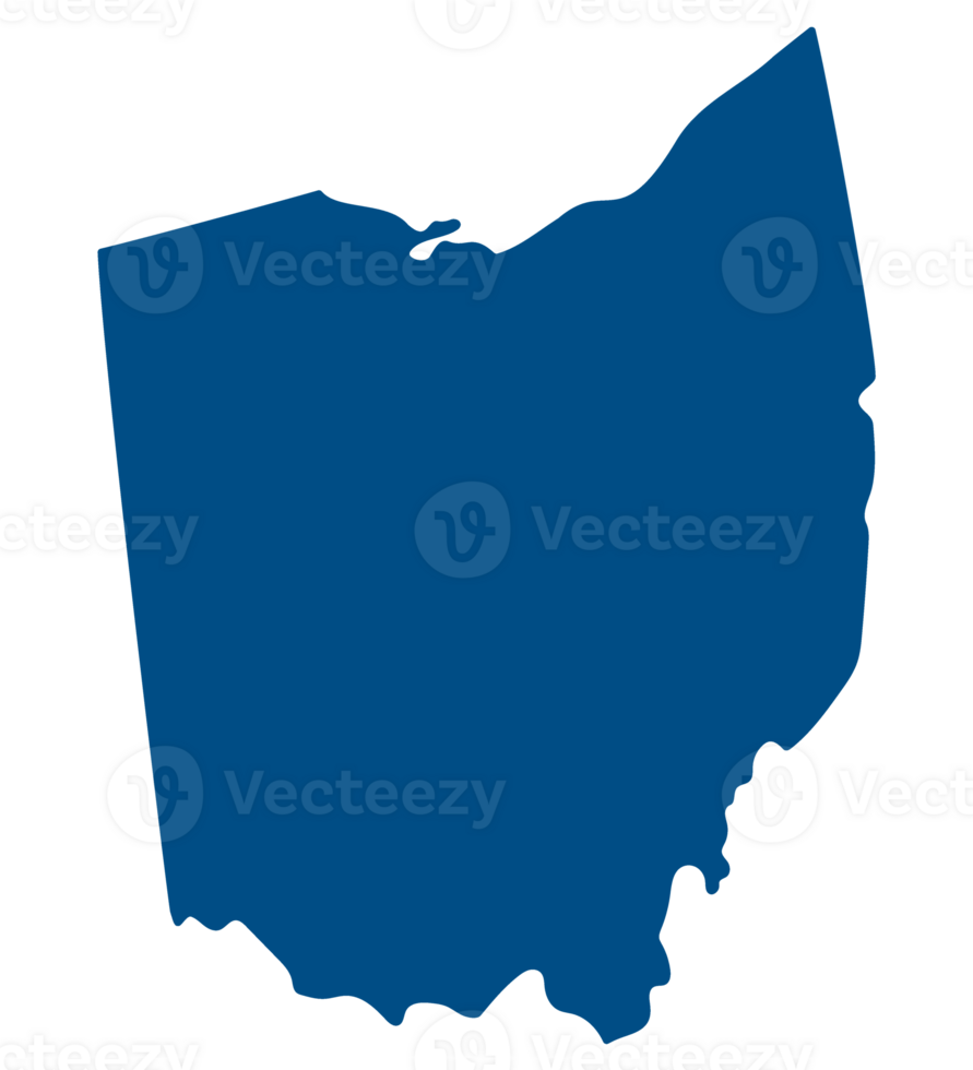 ohio Estado mapa. mapa do a nos Estado do ohio. png