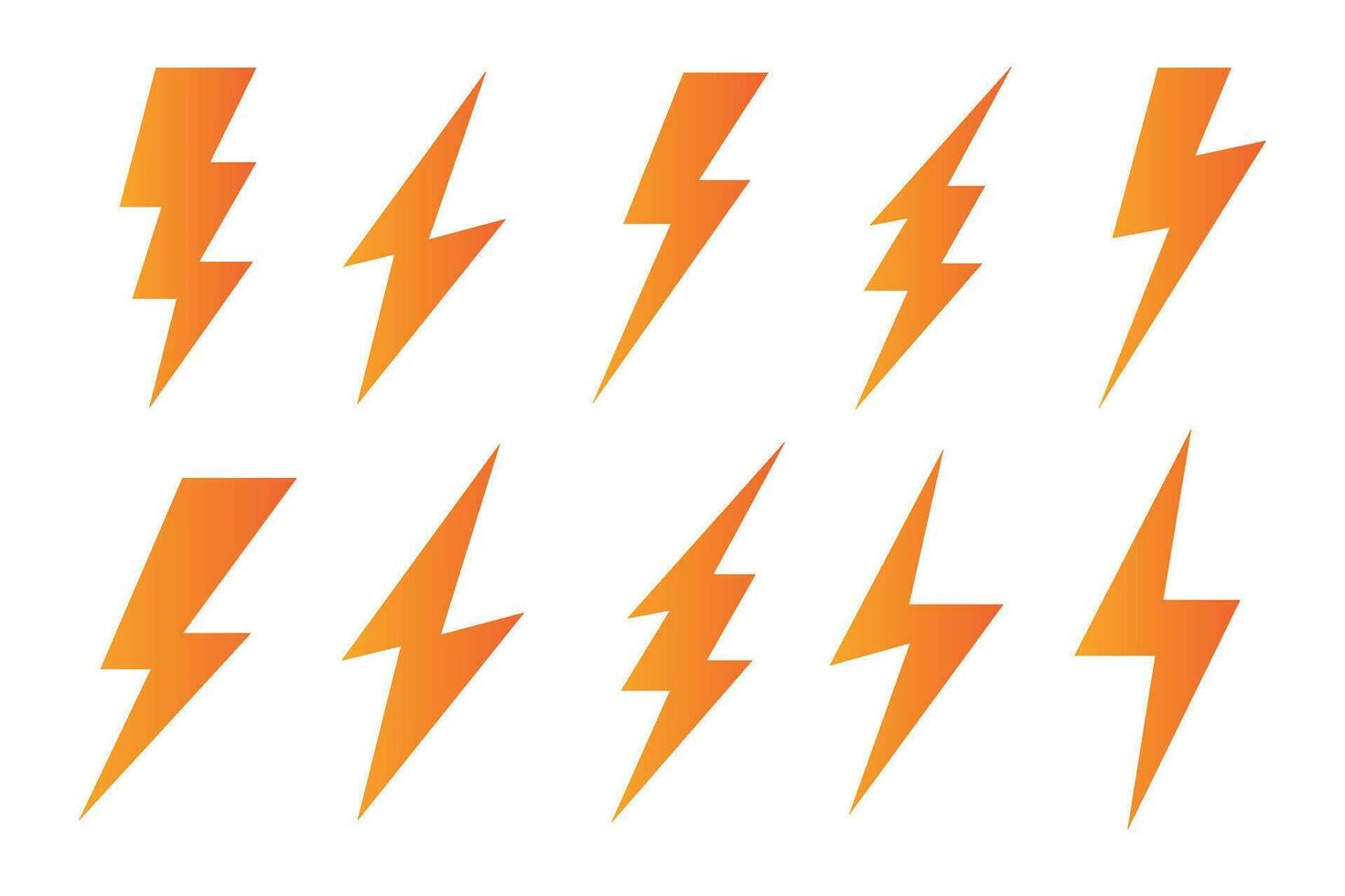 Electricity icon, lightning strike, energy, electricity icon. vector