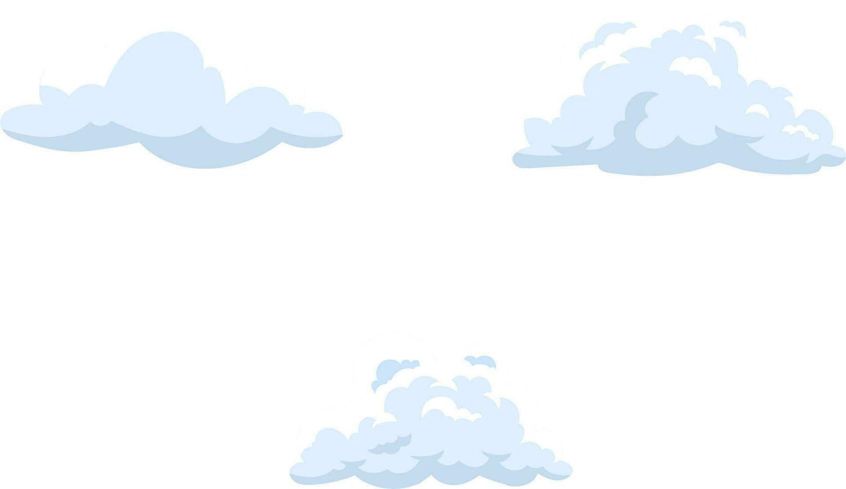 cielo azul con nubes vector