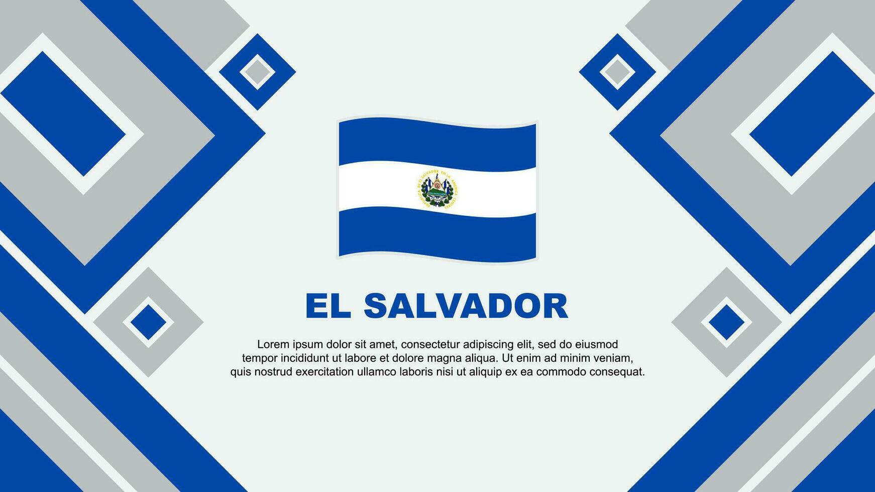 el el Salvador bandera resumen antecedentes diseño modelo. el el Salvador independencia día bandera fondo de pantalla vector ilustración. el el Salvador dibujos animados