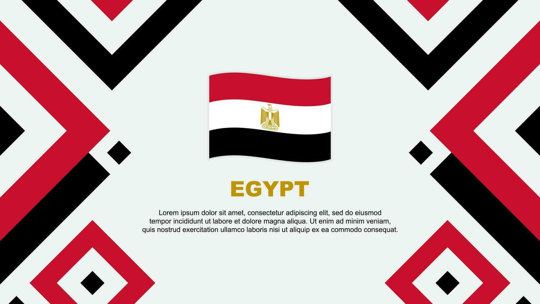 Egipto bandera resumen antecedentes diseño modelo. Egipto independencia día bandera fondo de pantalla vector ilustración. Egipto modelo