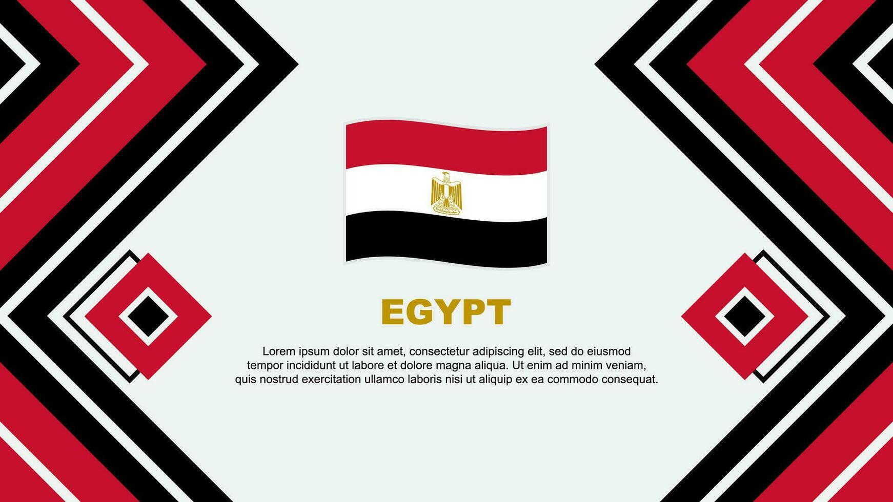 Egipto bandera resumen antecedentes diseño modelo. Egipto independencia día bandera fondo de pantalla vector ilustración. Egipto diseño