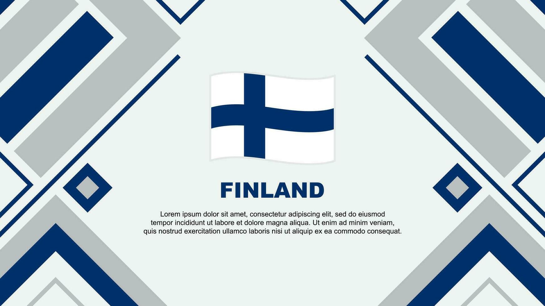 Finlandia bandera resumen antecedentes diseño modelo. Finlandia independencia día bandera fondo de pantalla vector ilustración. Finlandia bandera