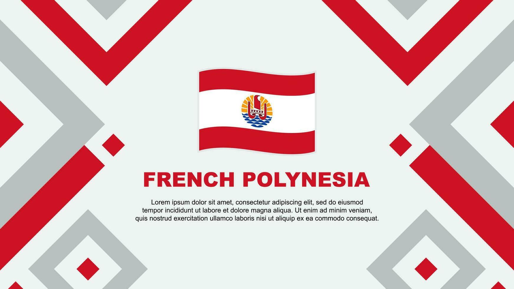 francés Polinesia bandera resumen antecedentes diseño modelo. francés Polinesia independencia día bandera fondo de pantalla vector ilustración. francés Polinesia modelo