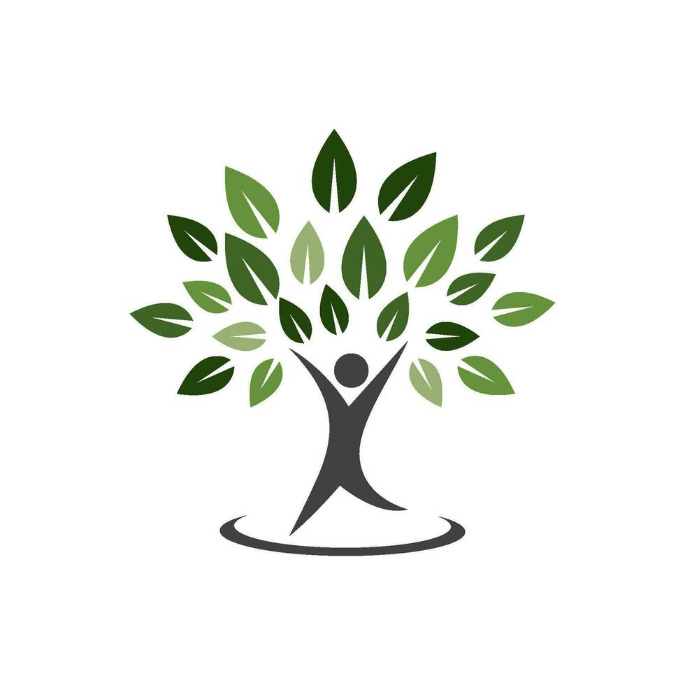 Tree branch vector ilustration design